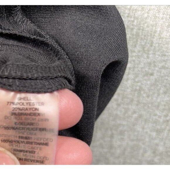 Calvin Klein Women's Sheath Style Dress Size L Black Sleeveless Sweater Collar - Picture 13 of 13